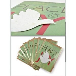 Bloomin Seeds N' Greetings Cards - Handmade Seed Paper -Peace & Joy (8 Pack)